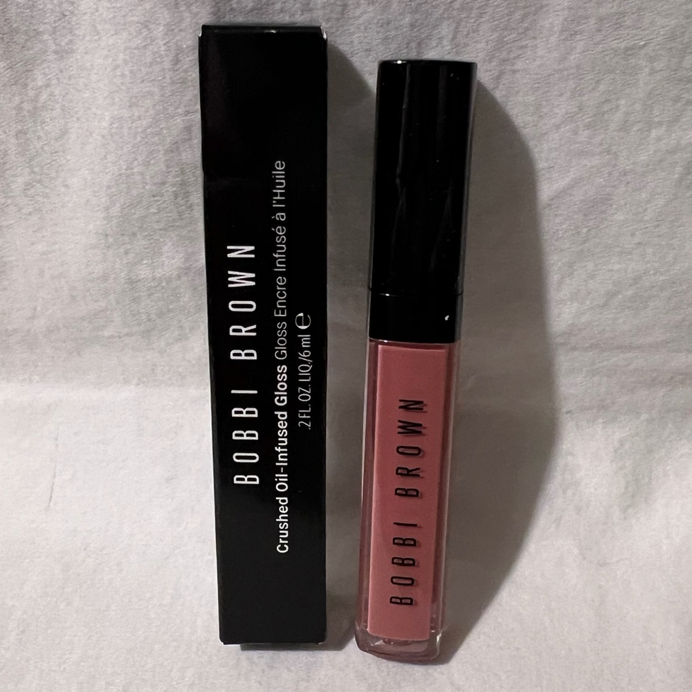 💋NIB💋 BOBBI BROWN ✨New Romantic✨ Crushed Oil-Infused Lip Gloss - a mid-tone pink - Picture 9 of 9